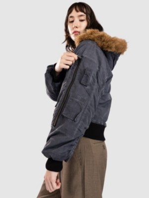 Jungles Jungles Fur Hood Bomber Jacket - buy now | ID-778971